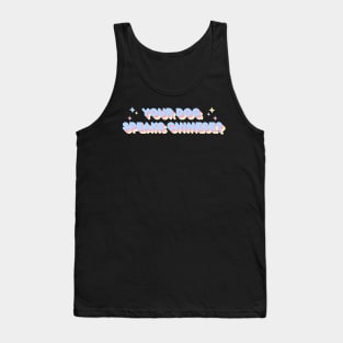 Does your dog speak Chinese? - Eric Nam - Blue version Tank Top